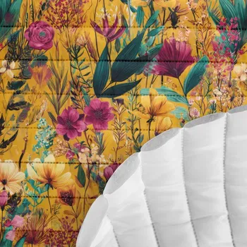 Prošívaná šusťákovina sluneční louka