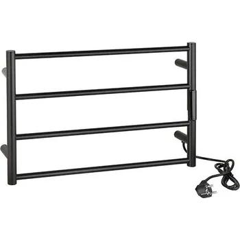 Sušák na prádlo Sušák ručníků 56x37 cm nerez/černá