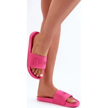 Dámské polobotky Lehké Dámské Pantofle Big Star OO274037 Fuchsiová 40