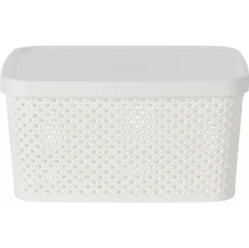 Úložný box Úložný koš White2, 23x12x17 cm