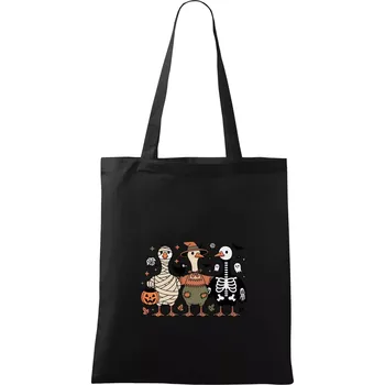Halloweenské kachny - Taška bavlněná - 42 x 38 cm ( Černá )