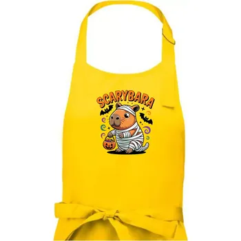 Kuchyňská zástěra SCARYBARA - Pánská zástěra na vaření - Univerzální velikost ( Žlutá )