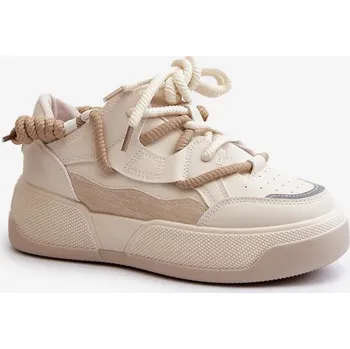 Dámské tenisky Dámské Tenisky na platformě Béžová Moariella Velikost: 37