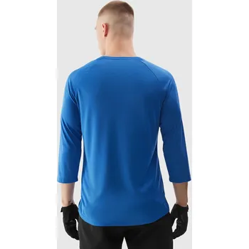 Pánské tričko Pánské cyklistické triko 4F - modré Velikost: M