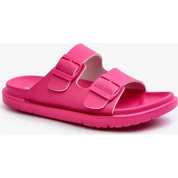 Dámské žabky Lehké dámské pěnové pantofle s přezkami Big Star Fuchsia Velikost: 36