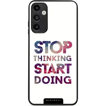Pouzdro na mobilní telefon Glossy lesklé pouzdro Samsung Galaxy A05s – G078G - VÝPRODEJ (Lesklé pouzdro Glossy Case pro Samsung Galaxy A05s – motiv G078G „Stop Thinking Start Doing“, tvrdá PC záda + pružné TPU boky)