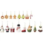 Sada keramických vánočních ozdob Christmas Decorations