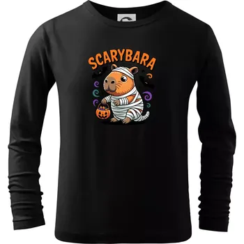 Chlapecké tričko SCARYBARA - Triko dětské Long Sleeve - 122 cm/6 let ( Černá )