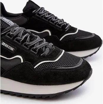 Sada pánského spodního prádla Pánské tenisky Big Star Memory Foam System Black Velikost: 45