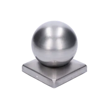 Příslušenství pro plot Stříška na sloupek-kulatá Základna 60 x 60 mm, koule 60 mm