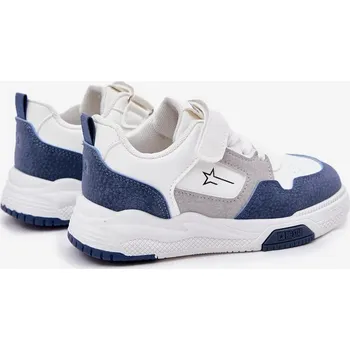 Chlapecké tenisky Dětské tenisky Big Star – bílé/modré Velikost: 34