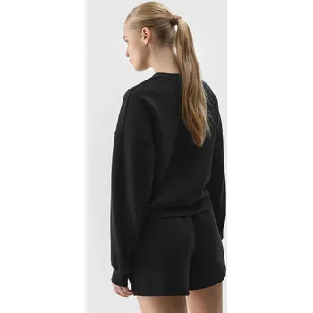 Dámské kraťasy Dámské teplákové šortky s přídavkem modálu 4F - černé Velikost: M