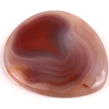 Přírodní kámen Kabošon Achát Botswana č.6816 (44x40x5mm)