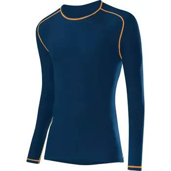 Tričko Löffler L/S TRANSTEX WARM S modrá/oranžová