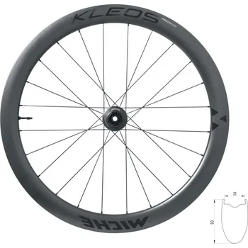 Zapletené kolo kola silniční MICHE KLEOS RD 50 DISC SH plášťová