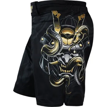 MMA kraťasy Ground Game ONI SAMURAI - černé Velikost: XL