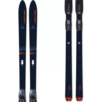 Běžky Běžky Fischer TRAVERSE 78 CROWN/SKIN XTRALITE 2025/26 169 černá