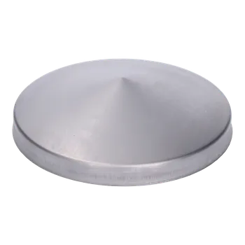 Příslušenství pro plot Stříška na sloupek-kulatá 100 mm, hr. 1,5 mm