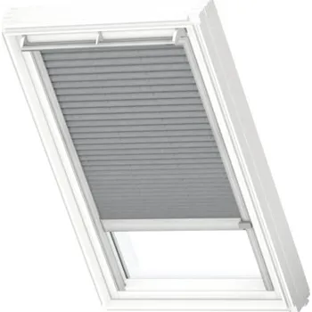 Roleta Plisé roleta na střešní okno VELUX elektrická FML M06 1282K šedá