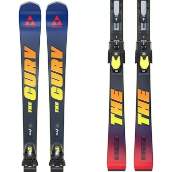 Sjezdové lyže Lyže Fischer THE CURV M-PLATE + RC4 Z13 FF 24/25 178 modrá/červená/žlutá