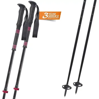 Sjezdová hůlka Hůlky Komperdell CARBON C.2 Ultralight 2025/26 110-140 černá/růžová