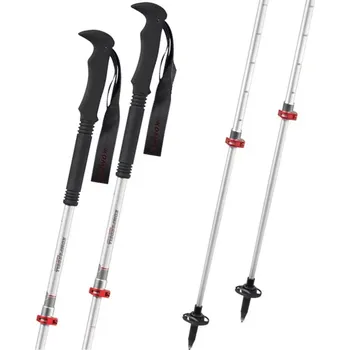 Trekingová hůl Hůlky Komperdell Explorer Compact Powerlock 90-120 bílá/stříbrná
