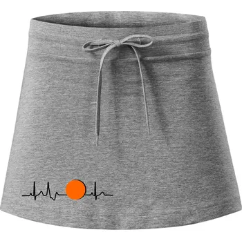 Dámská sukně Ekg Hokejbal - Sportovní sukně - two in one - XL ( Tmavě šedý melír )