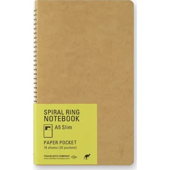 Blok Spirálový blok, A5 slim, Paper Pocket