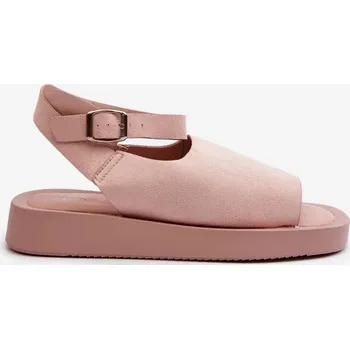 Dámské sandále Pohodlné dámské sandály na platformě, růžová Rubie 38
