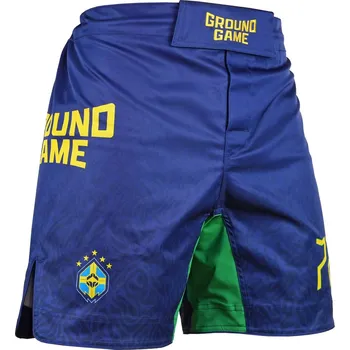 MMA kraťasy Ground Game - Brazil Football Velikost: M