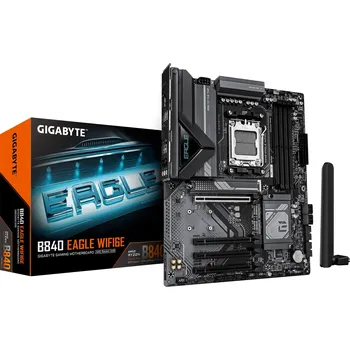 GIGABYTE MB Sc AM5 B840 EAGLE WF6E, AMD B840, 4xDDR5, Wifi, DP, HDMI, ATX