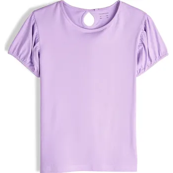 Dívčí tričko GATE Bavlněné tričko s pufovanými rukávy 8Y 425-0714/680