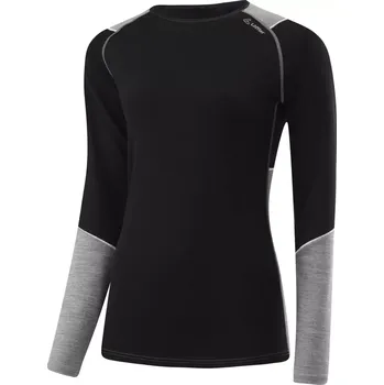 Tričko Löffler L/S TRANSTEX MERINO 46/3XL černá/šedá