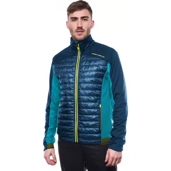 Pánská softshellová bunda Bunda Fischer PERFORMANCE HYBRID STRETCH PRIMOLOFT XL modrá