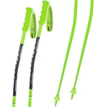 Sjezdová hůlka Hůlky Komperdell Nationalteam Super-G 18mm 2025/26 125 zelená/černá