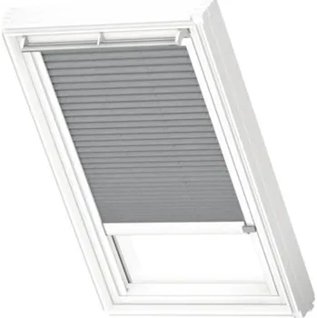 Roleta Plisé roleta na střešní okno VELUX elektrická FML CK02 1282KWL šedá