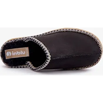 Dámské polobotky Dámské Domácí Pantofle S Výšivkou Inblu EY000028 Černé 37