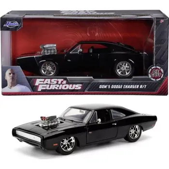 autíčko JADA auto Fast & Furious 1327 Dodge Charger tlakově litý černý 1:24