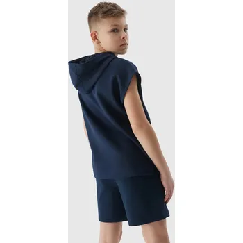 Chlapecké kraťasy Chlapecké teplákové kraťasy 4F - tmavě modré Velikost: 152