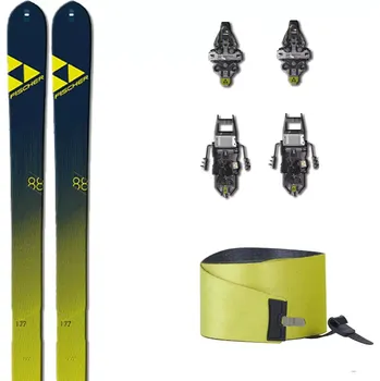 Sjezdové lyže Lyže Fischer X-TREME 88 + TOUR CLASSIC BRAKE 90 + pásy 22/23 156 žlutá/černá