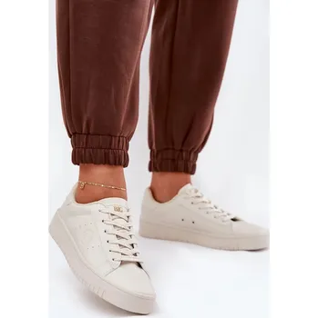 Dámské tenisky Dámské tenisky z ECO kůže Big Star – béžové Velikost: 39