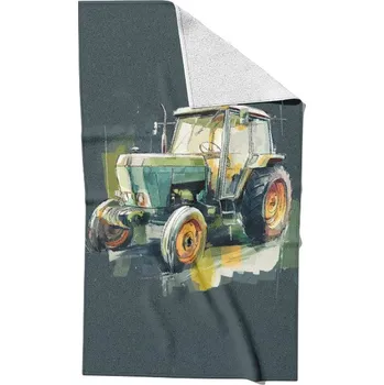 Rychleschnoucí ručník 50x90 kouzelný traktor