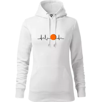 Dámská mikina Ekg Hokejbal - Mikina dámská Cape s kapucí - L ( Bílá )