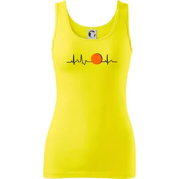 Dámské tričko Ekg Hokejbal - Dámské tílko - 2XL ( Citrónová )