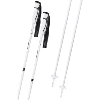 Sjezdová hůlka Hůlky Komperdell BOOSTER Speed - WHITE/SILVER 2023/24 110 bílá/stříbrná