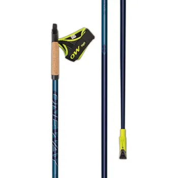 Nordic walkingová hůl Hůlky Oneway TEAM15 105 černá/modrá