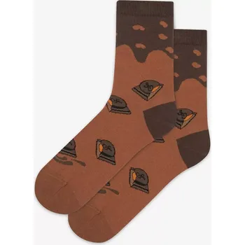 Pánské ponožky PONOŽKY GATTA & WEDEL MLÉČNÉ CHOCO 42/44