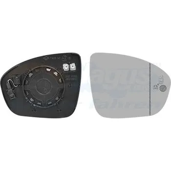 Autosklo Sklo do zrcátka, vnější zrcátko VAN WEZEL 4403836