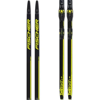 Zimní sport Běžky Fischer TWIN SKIN PRO MEDIUM + CONTROL STEP 2023/24 202 černá