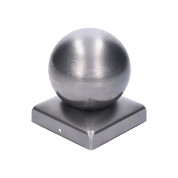 Příslušenství pro plot Stříška na sloupek-kulatá Základna 80 x 80 mm, koule 60 mm